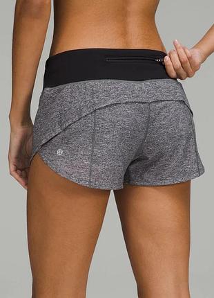 Lululemon speed up  женские спортивные-беговые шорты