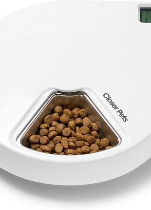 Автоматическая кормушка для животных closer pets c500 секционная автоматическая кормушка для животных с таймером