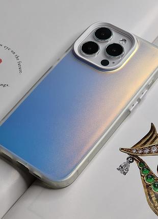 Чехол градиент на iphone 14 pro, разноцветный градиент white gradient desing