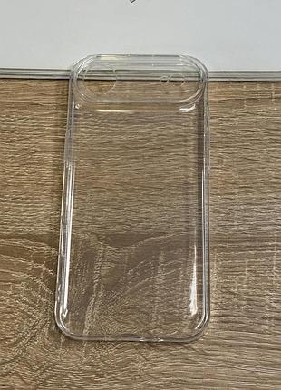 Чохол на iphone air силіконовий прозорий тонкий з захистом камери full camera