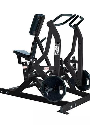 Горизонтальна тяга hammer strength iso-lateral row, для професійного спортзалу, для цільового тренування м'язів, для фітнес-центру