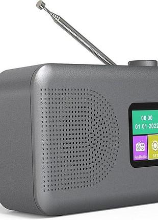 Цифрове радіо lff dab+radio ldr102-eu кухонна fm радіо з кабельним або батарейним живленням + bluetooth