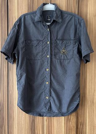 Сорочка trussardi jeans 90i вінтаж