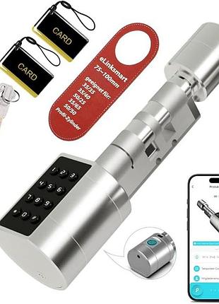 Електронний дверний замок 70 мм smart lock l111 дверний замок зі сканером відбитків пальців і дистанційним керуванням