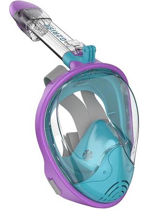 Детская полнолицевая маска для подводного плавания g2rise snorkeling mask sn01 полнолицевая маска для снорклинга