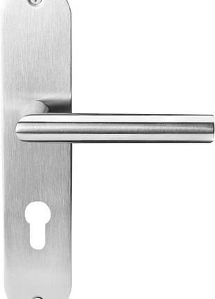 Комплект дверних ручок 24х5 см lockzz nurnberg-ls дверна ручка з планкою з неіржавкої сталі