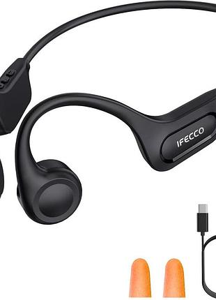 Навушники з кістковою провідністю ifecco x15 bluetooth 5.4 бездротові навушники з мікрофоном для спорту