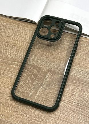 Чохол на iphone 14 pro max зелений протиударний armor anti-drop