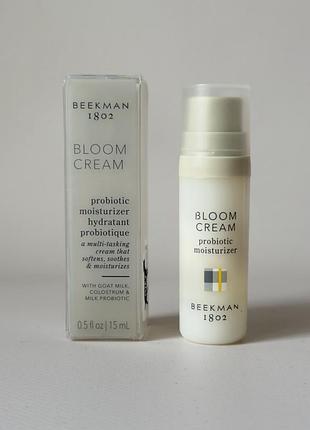 ❗️уцінка. beekman 1802 — bloom cream probiotic moisturizer — пробіотичний зволожувальний крем з козячим молоком і молозивом