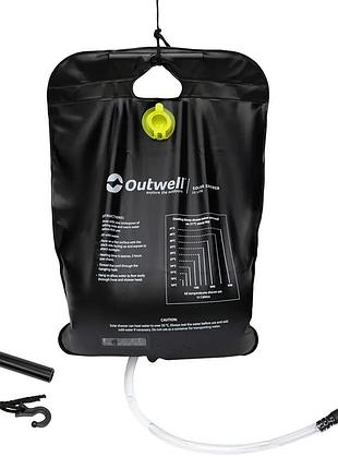 Душ портативный outwell solar shower 20l black (651067)
