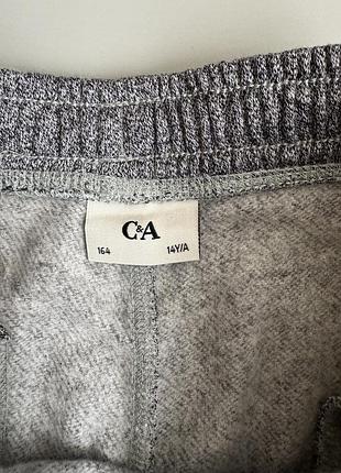 Стильные серые джоггеры c&amp;a для подростка 5