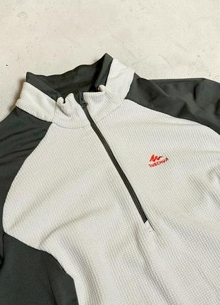 Спортивна флісова кофта quechua decathlon 1/4 zip (розмір l)