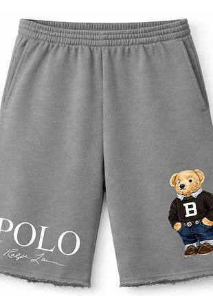 Чоловічі оверсайз шорти ralph lauren polo bear