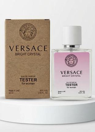 Versace bright crystal тester premium жіночий 60 мл