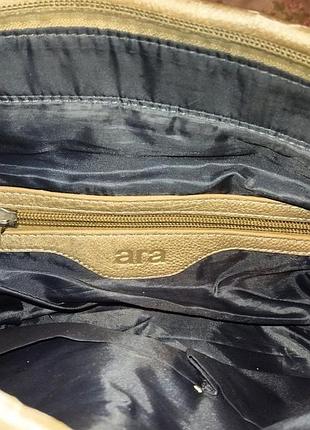 Золотиста сумка через плече ara y2k 2