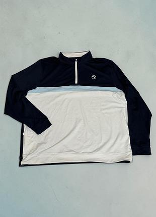 Спортивная кофта / лонгслив puma golf 1/4 zip (размер xl / xxl)