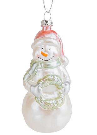 Елочная игрушка "снеговик" elisey