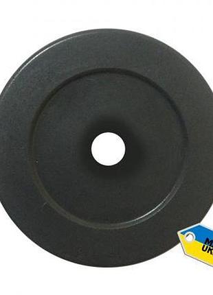 Диск тяжелоатлетический newt rock 10 кг с хватами из высококачественной стали и чугуна, покрытый износостойкой