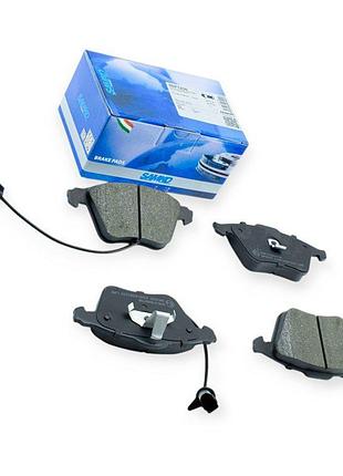 Колодки тормозные audi a6 с5 (1997-2005), skoda fabia i (2000-2007) передние (c датчиком) samko