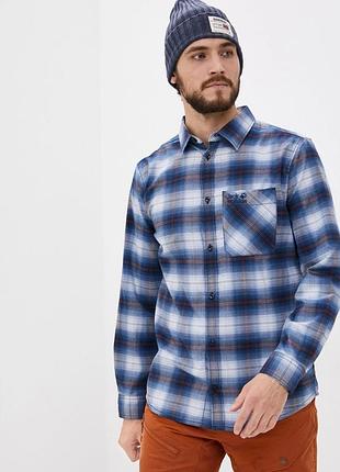 Чоловіча байкова картата сорочка jack wolfskin size l-xl