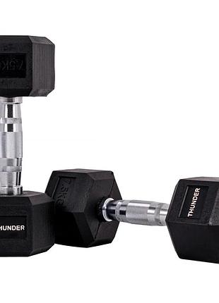 Гантель шестигранна thunder 7,5 кг 2