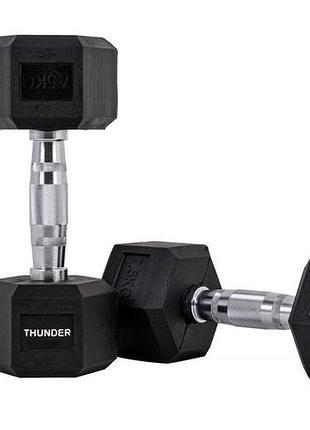 Гантель шестигранна thunder 7,5 кг 4