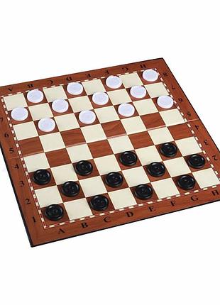 Шашки з дошкою гра newt checkers 32х32 см ne-ck-32, для сімейного дозвілля, для розвитку логічного мислення, для дружньої компанії
