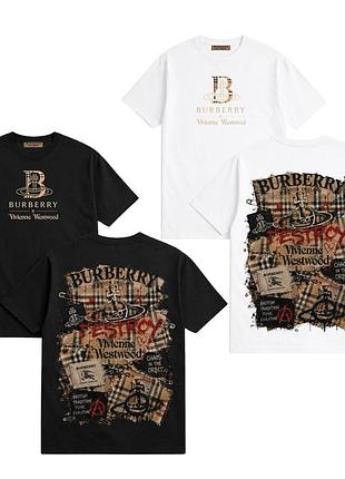 Футболка burberry x vivienne westwood