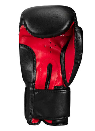 Боксерские перчатки title classic boxing gloves - черный/красный/regular, для бокса и единоборств, для зала, для боксерской секции 4