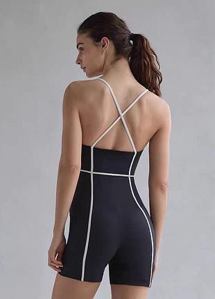 Комбінезон oysho comfortlux чорний 3