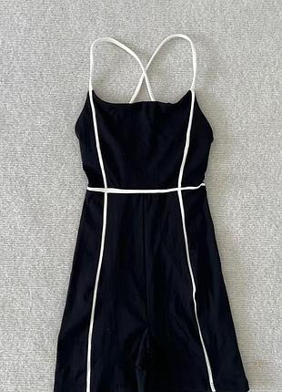 Комбінезон oysho comfortlux чорний 5