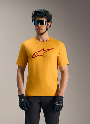 Джерси alpinestars a-dura ride ss jersey оранжевый, l, тип товара велосипедное джерси, категория веломайки, джерси, цвет оранжевый