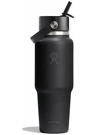 Термопляшка hydro flask 950 ml wide flex straw travel bottle