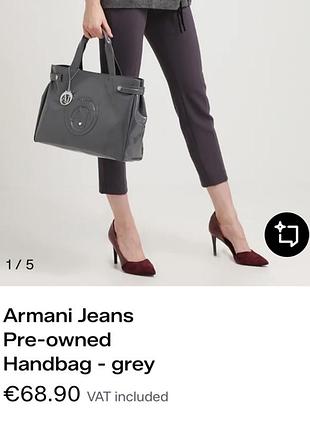 Сумка лакована armani jeans 2