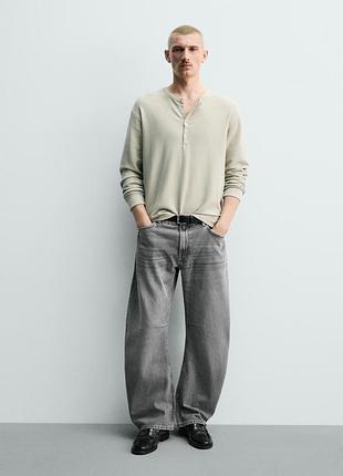 Джинси zara relaxed barrel fit 0840/590/802