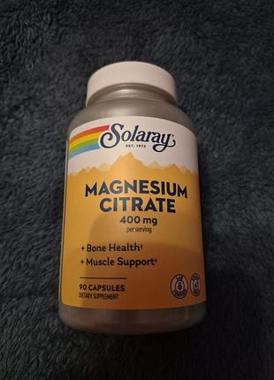 Витамины magnesium citrate 400mg 90 capsules
