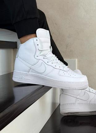 Женские кроссовки nike air force белые акция