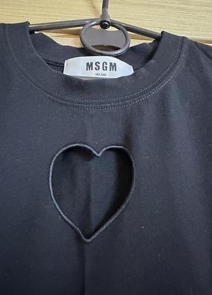 Бавовняний боді в сердечком msgm нюанс 5