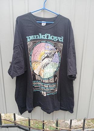 Мужская футболка fruit of the loom с принтом pink floyd.