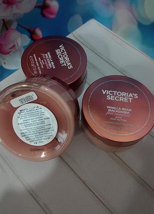 Баттер з шиммером vanilla bean macadamia victoria's secret крем оригінал 212мл