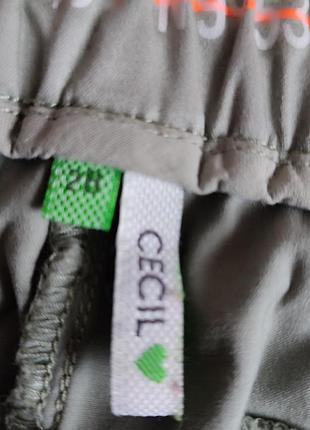 Коттоновые брюки джоггеры cecil 6