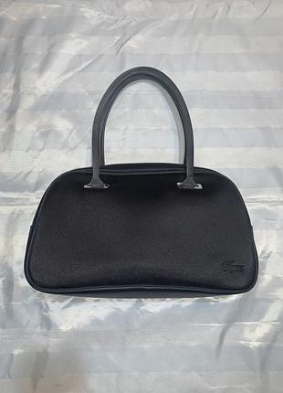 Винтажная сумка lacoste vintage y2k pvc shoulder bag оригинал
