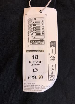 Укорочені брюки  зі стрілками і защипами m&s, uk18 3