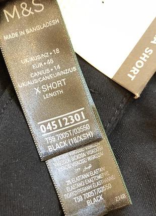 Укорочені брюки  зі стрілками і защипами m&s, uk18 4