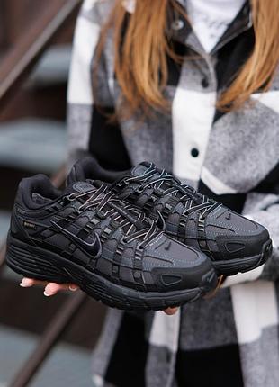 Р.37-41 кросівки nike p-6000 gore-tex black nk381