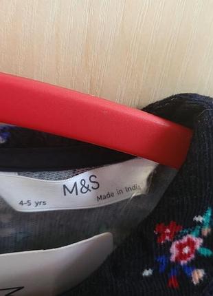 Платье m&amp;s на 4-5 лет 3