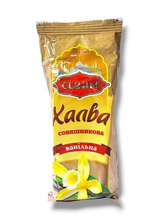 Халва подсолнечная ванильная тм «сезам», 180 г