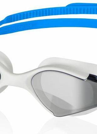 Очки для плавания aqua speed blade mirror 6139 белый, голубой уни osfm