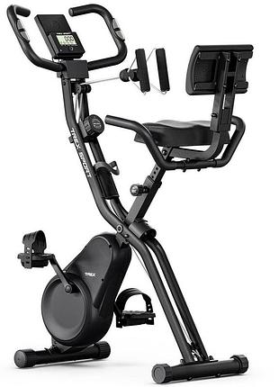 Велотренажер складаний trex sport tx-390xb triber магнітний чорний для кардіотренувань, схуднення, витривалості та тренування ніг