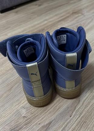 Високі шкіряні кросівки puma platform mid (оригінал, 36 р / 22.5 см) ідеальний стан